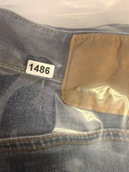 American Eagle Jeans Mens 29x30 Blue Athletic Straight Skinny Dark Airflex Plus