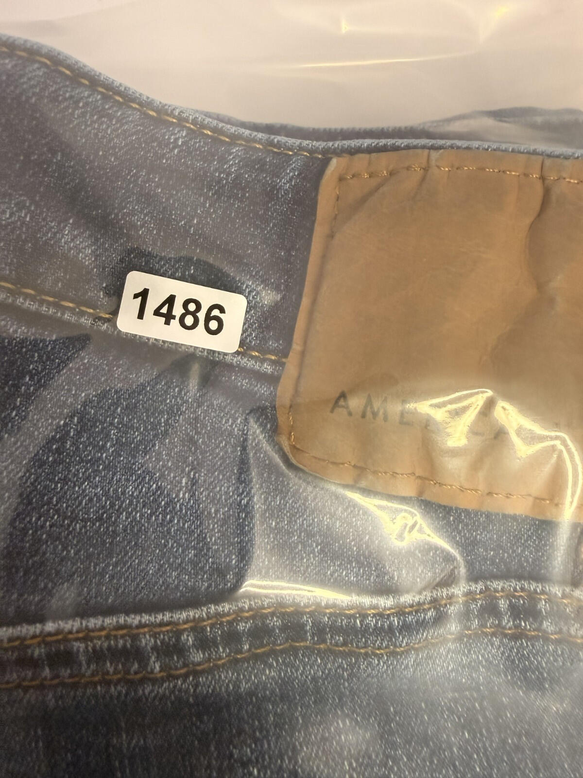 American Eagle Jeans Mens 29x30 Blue Athletic Straight Skinny Dark Airflex Plus