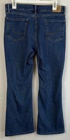 Signature LEVI Strauss Gold Mid Rise Bootcut Womens Sz28 Dark Wash Stretch Jeans