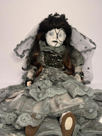 Meet Elara - OOAK Scary Creepy Doll 20" Hand Painted Horror Haunting Art