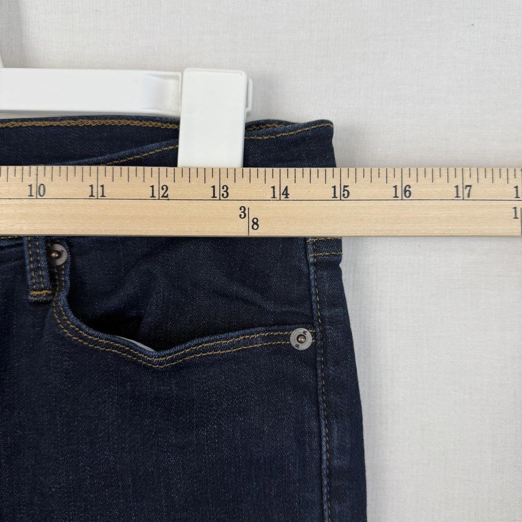 Banana Republic Womens Jeans Size 29/8 Sculpt Skinny Mid Rise Dark Wash
