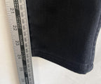 Madewell Black 10" High Rise Skinny Womens 32P Short Stretch Jeans