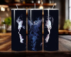 20 oz Supernatural Stainless Steel Tumbler with Lid, Straw - Silhouette