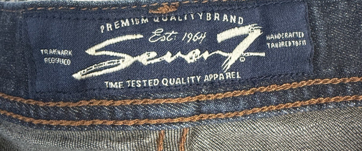 SEVEN 7 Jeans Mens 30x30 Skinny Stretch Blue Denim - Cowboy - Western