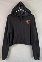 The Gym "Welcome the Balance" Womens Cropped Hoodie Size L
