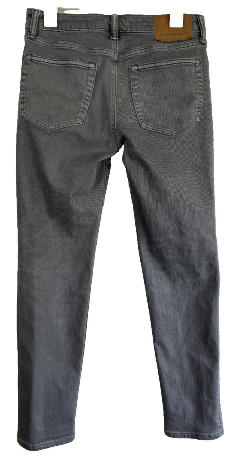 American Eagle Jeans Mens 29x30 Grey Stretch Denim Next Level Flex Skinny
