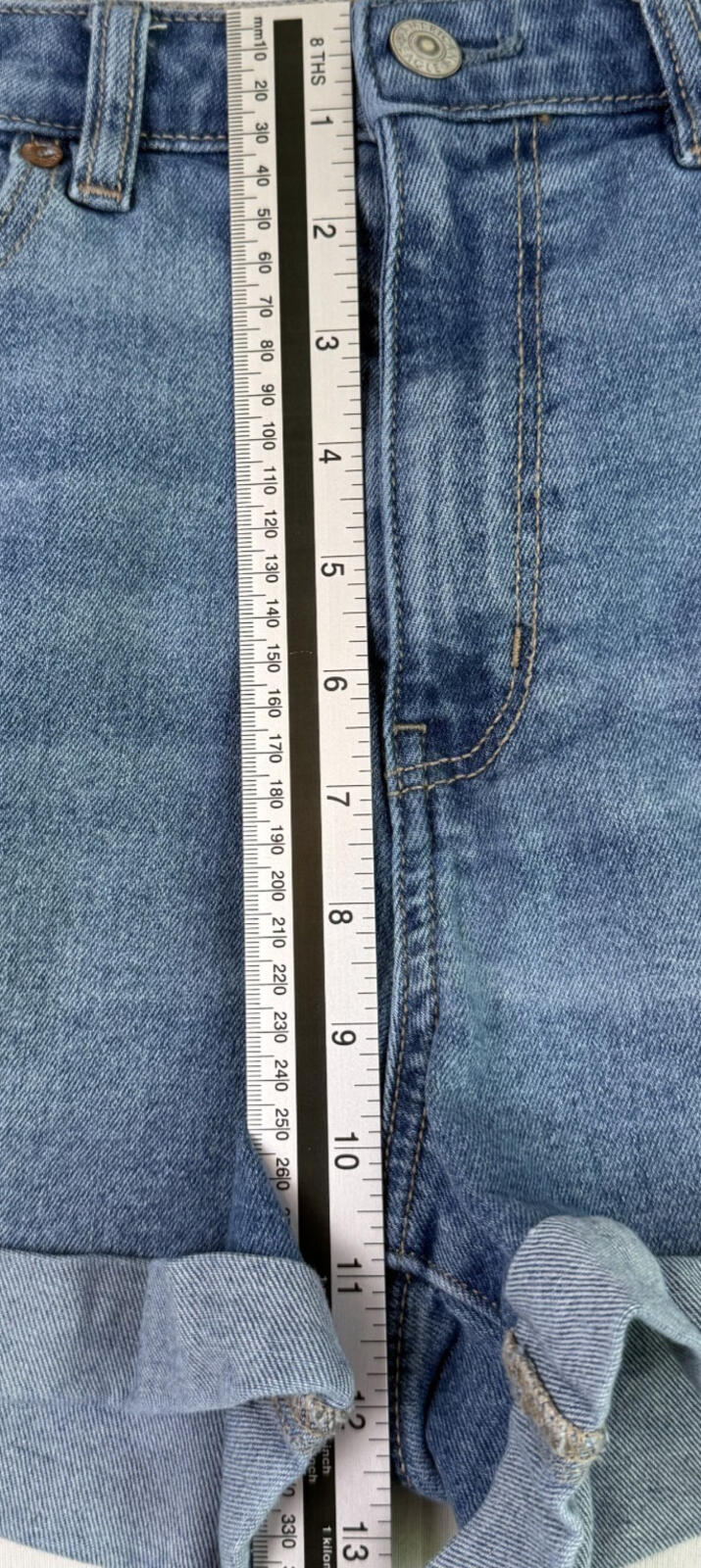 American Eagle Mom Shorts Womens Size 10 Roll Cuff - Demin - Stretch