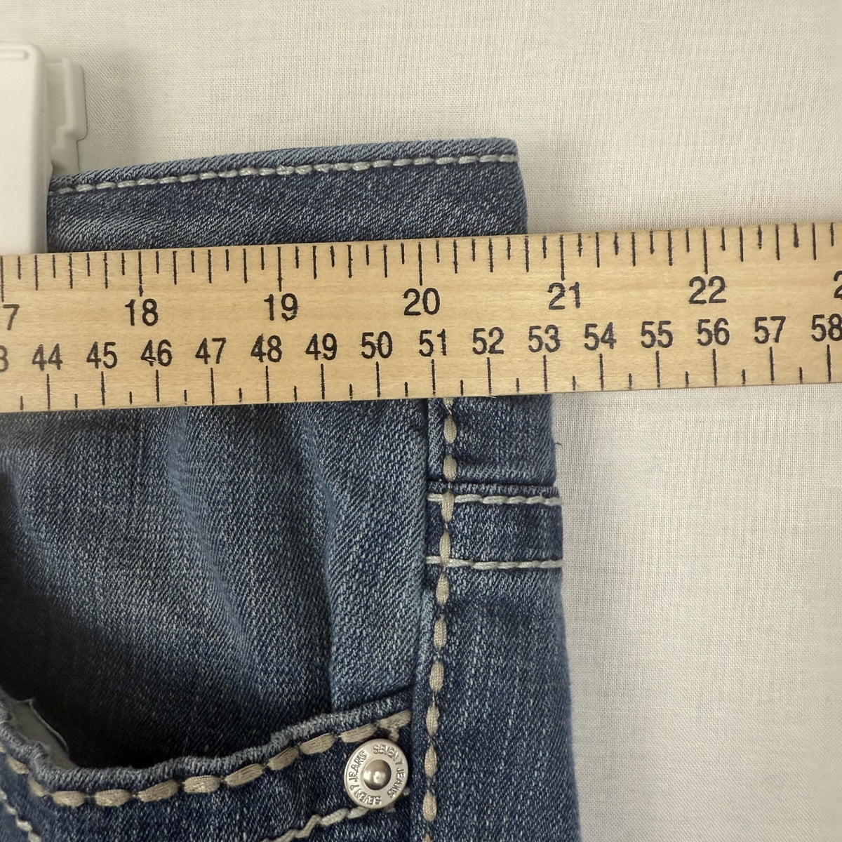 Seven7 Womens Denim Jeans Size 20 Short Bootcut Dark Light Distressed
