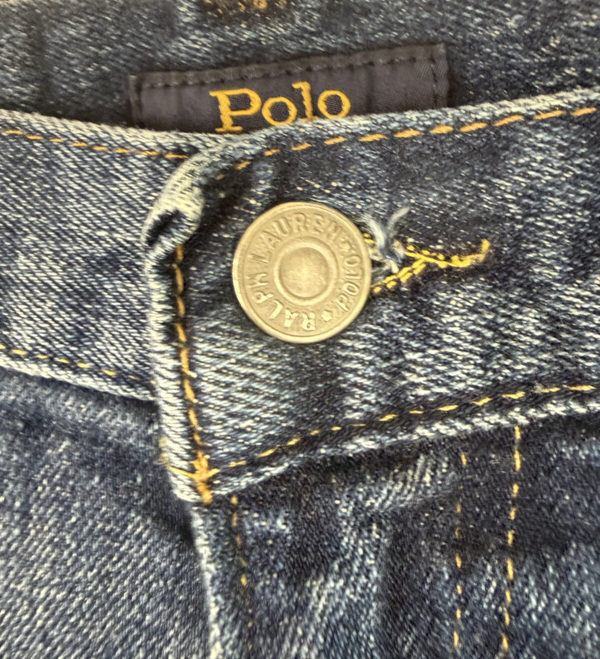 Polo Ralph Lauren The Sullivan Slim Jeans Mens 35x32 Blue Slim Straight Stretch