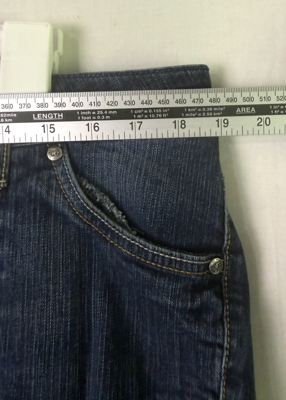 LEI Women Y2K Sophia Hiphugger Flare Jeans Size 15 Medium Wash Stretch