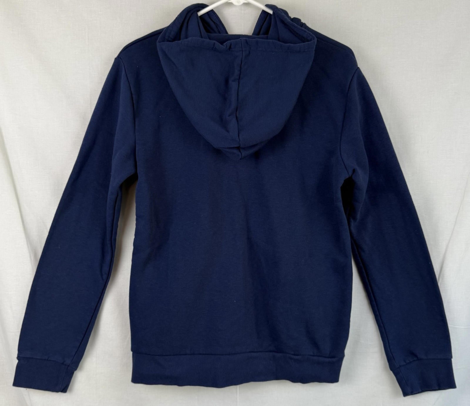 Puma Youth Full Zip Hoodie size L 14-16 Blue and Yellow Logo