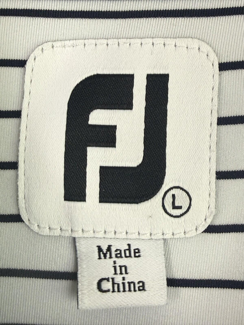 FootJoy Womens LS Pin Stripe Sun Protection Shirt Sz Large - Lighthouse - Golf