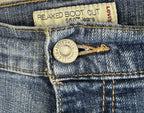Levis 550 Relaxed Bootcut Womens Jeans Size 16M Blue Denim Stretch Mid Rise