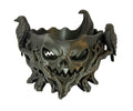 3D Printed Jack-O-Lantern Candy Bowl - PLA - Black - Crows - 9 inch