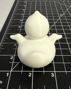 3d Printed Ghost Duck - Personalized - 2 1/5 Inch Tall