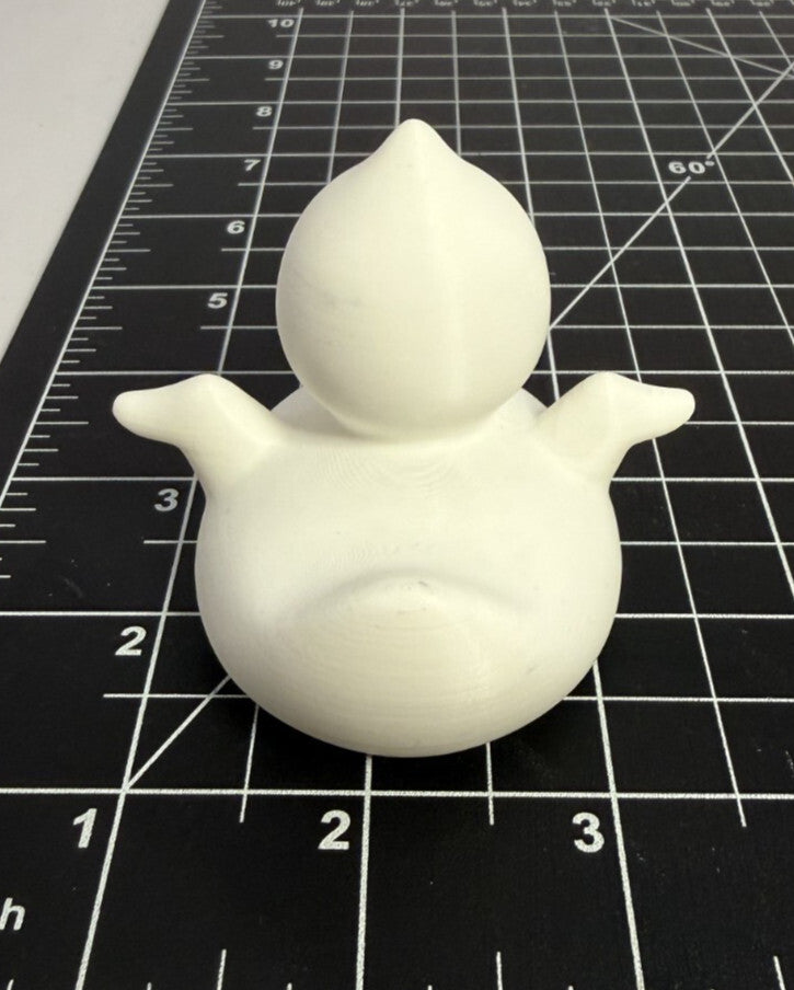 3d Printed Ghost Duck - Personalized - 2 1/5 Inch Tall