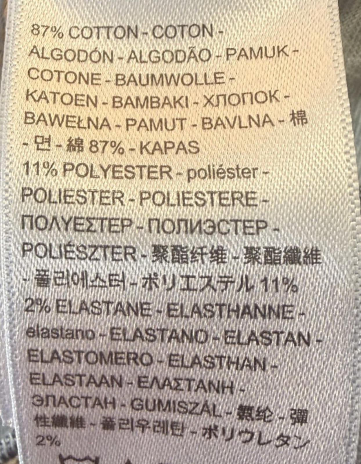 Levis 511 Blue Jeans Mens Size 34 x 32 Slim Straight Fit Cotton Blend Denim