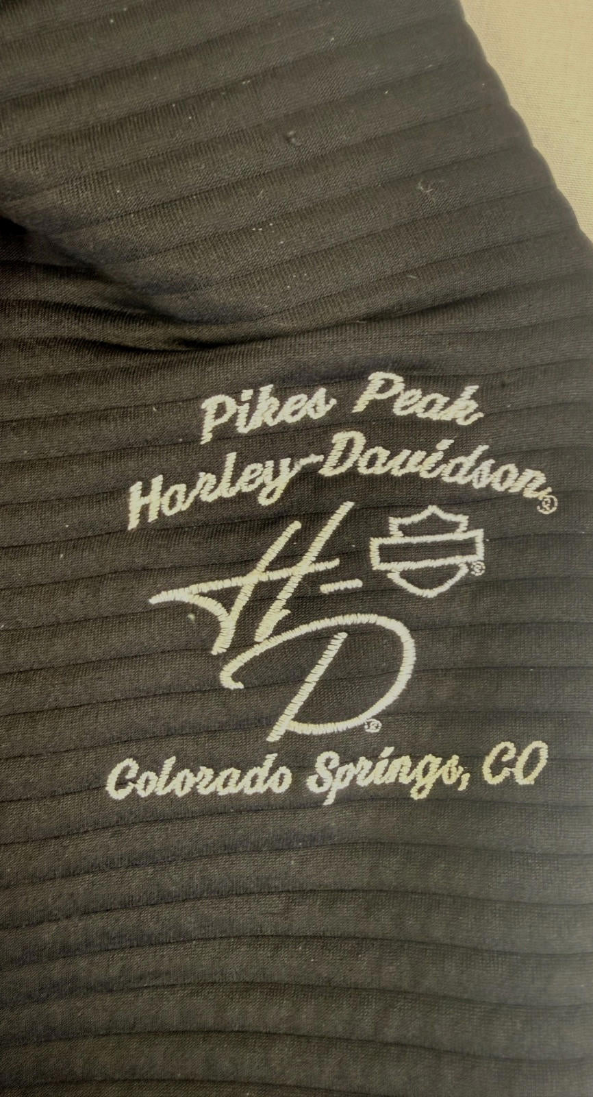 Harley Davidson Womens Sz XL Pull Over Polyester Ribbed Pike's Peak