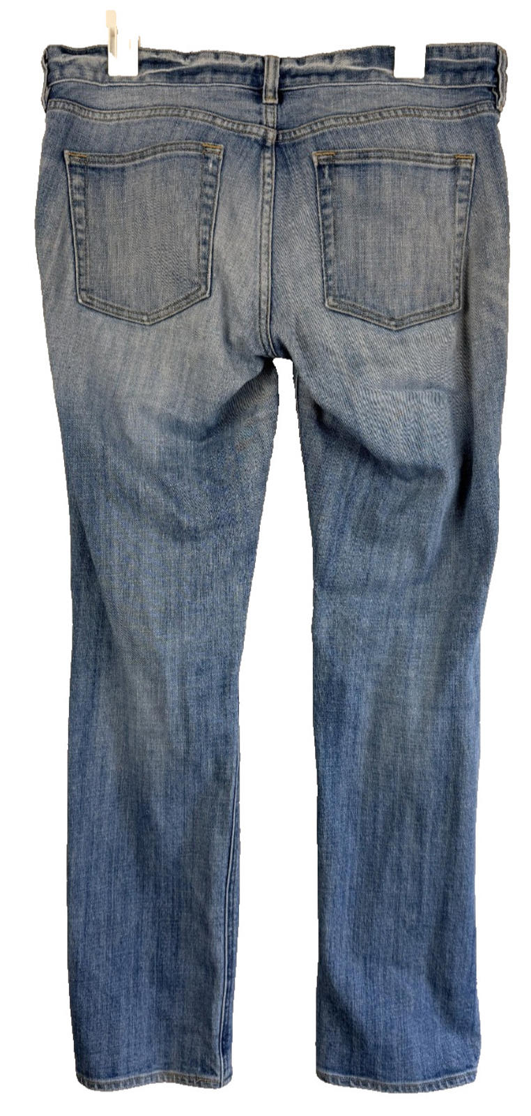 J.Crew Matchstick Womens Sz 31 Mid Rise Light Wash Distressed Denim Jeans