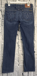 Lucky Brand Dungarees Lola Straight Womens Jeans Size 28 Denim Blue