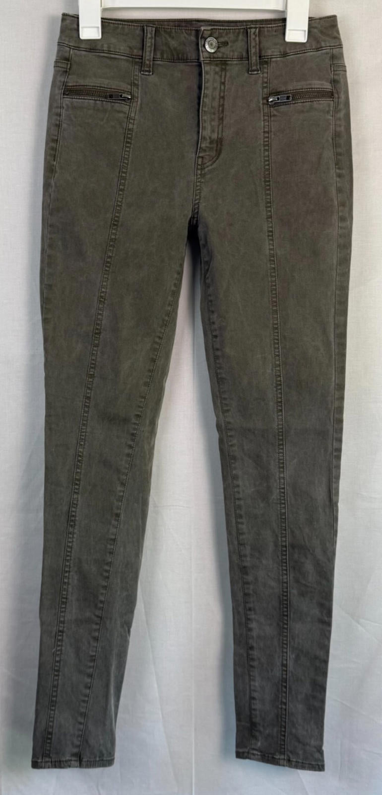 American Eagle Womens Jegging Size 4 Gray High Rise Stretch