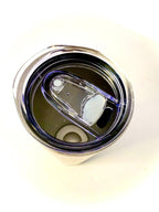 20 oz Horror Stars Stainless Steel Tumbler with Lid, Straw Halloween