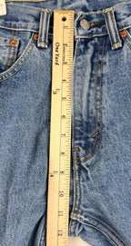 Men's Levis 505 Regular Fit Denim Jeans Sz 34x30 Blue Cotton Modern Red Tab