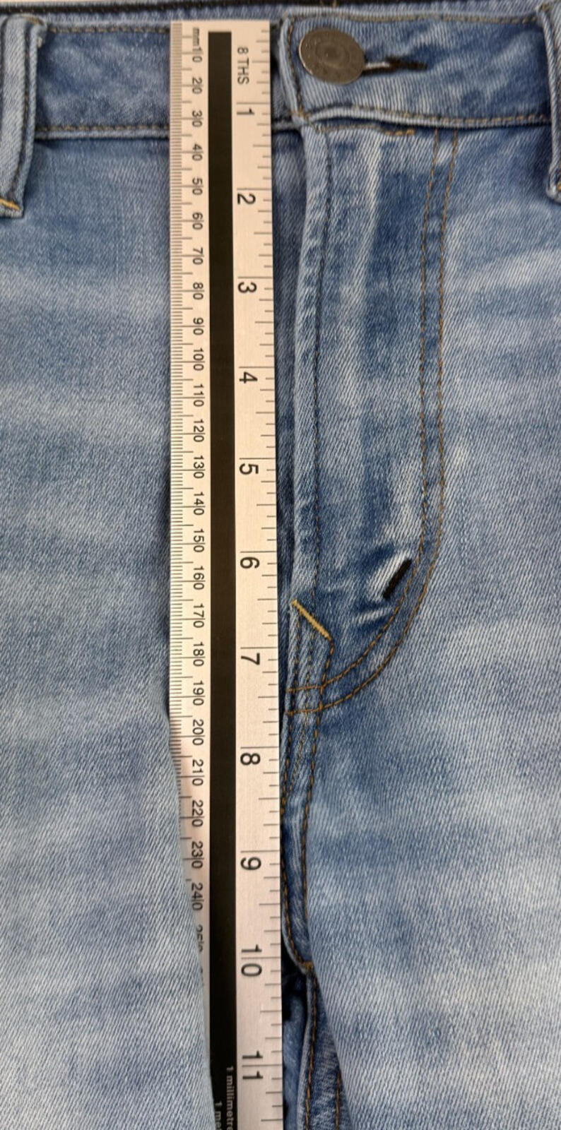 American Eagle Jeans Mens 34x32 Airflex 360 Slim Distressed Denim Y2K