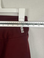 Gymshark Shorts Womens Medium Burgundy High Rise Athletic Stretch Workout