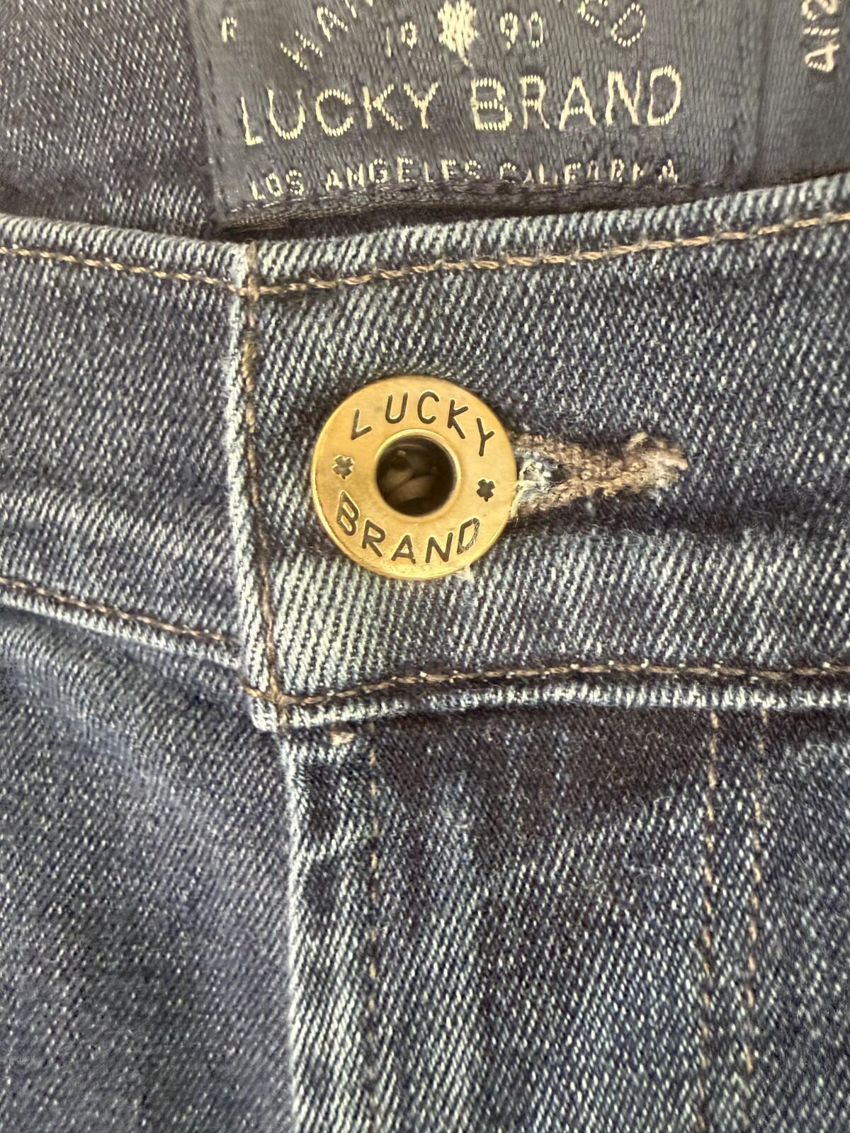 LUCKY BRAND Sweet Straight Candiani Denim Jeans 4/27 Medium Wash