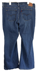 Levis 726 Jeans Womens Sz 18W Flare High Rise Denim Stretch Comfort Medium Wash