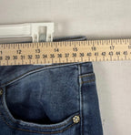 Vigoss Jeans Womens 30x28 Blue The Jagger Skinny Distress Dark Wash Denim