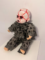 Demon Baby - OOAK Scary Creepy Doll 14" Hand Painted Horror Haunting Art