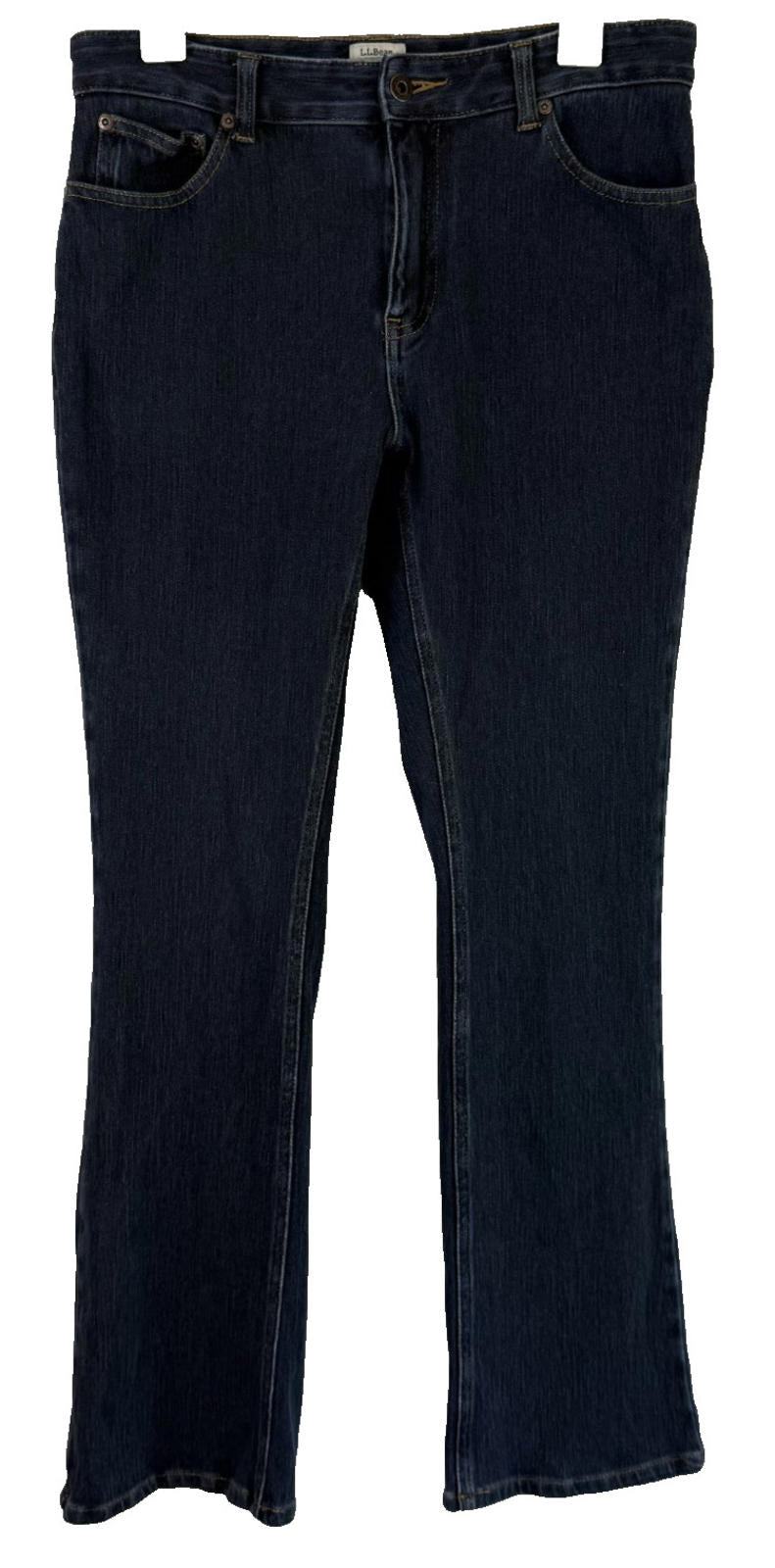 LL bean Classic Fit Denim Jeggings Straight Leg Womens Size 8