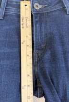 Levis Womens 529 Curvy Bootcut Denim Blue Jeans Size 12L Long Casual Boot Cut