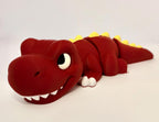Large 3D Printed Articulated Dino – Colorful Flexible Dinosaur Toy Figurine