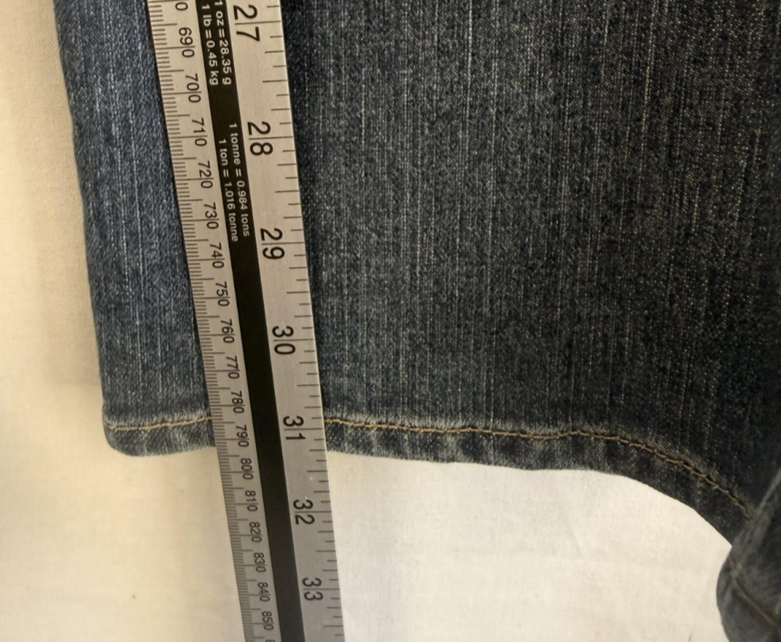 Eddie Bauer Womens Blue Denim Bootcut Jeans Embroidered Size 12R