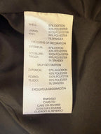 Calvin Klein Women Jacket Sz M Trench Coat Black Slash Pocket Removable Hooded