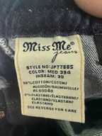 Miss Me Signature Skinny Jeans Womens Size 26 - Embroidered Floral - Low Rise