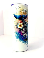 20 oz Whale Colorful Stainless Steel Tumbler with Lid, Straw