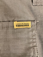 Lucky Brand Workwear Ripstop Cargo Shorts Charcoal Gray Size 44
