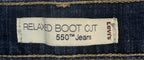 Levis 550 Womens Jeans Blue Size 12M Relaxed Bootcut Stretch Mid Denim