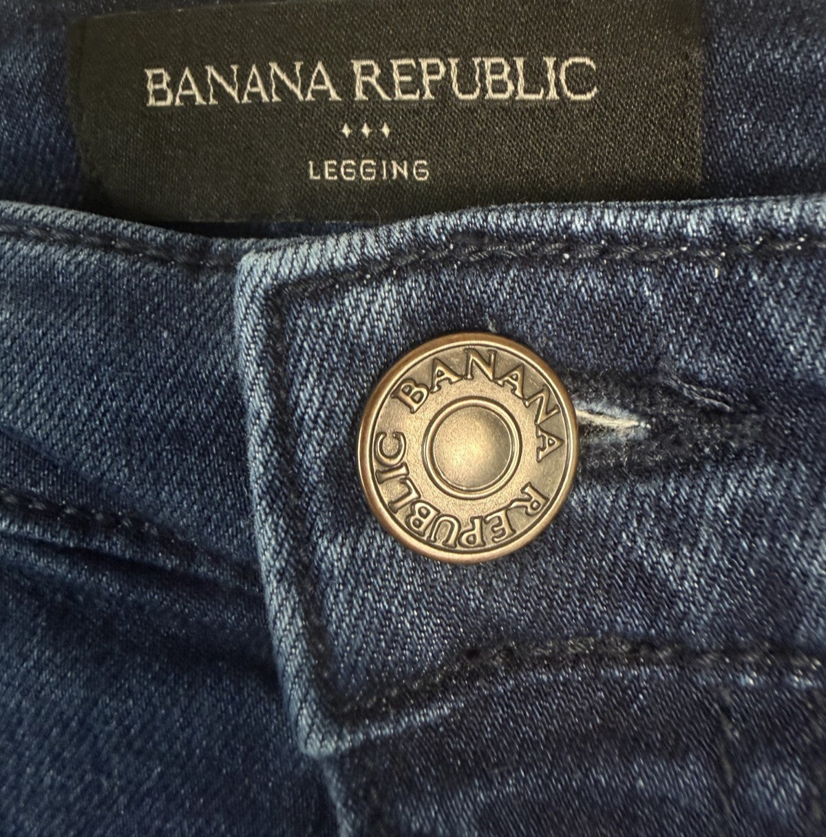 Banana Republic Legging Womens Jeans Sz 10 Zip pockets Sameday Shipping