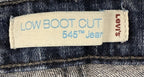Levis 545 Women’s Size 8 Low Boot Cut Blue Jeans Low-Rise 5-Pockets