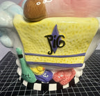 Pig In A Bubble Bath Cookie Jar