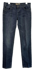 YMI jeans womens size 11 wanna betta butt skinny cropped low rise stretch blue