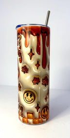 20 oz Turkey Butt Stainless Steel Tumbler with Lid, Straw