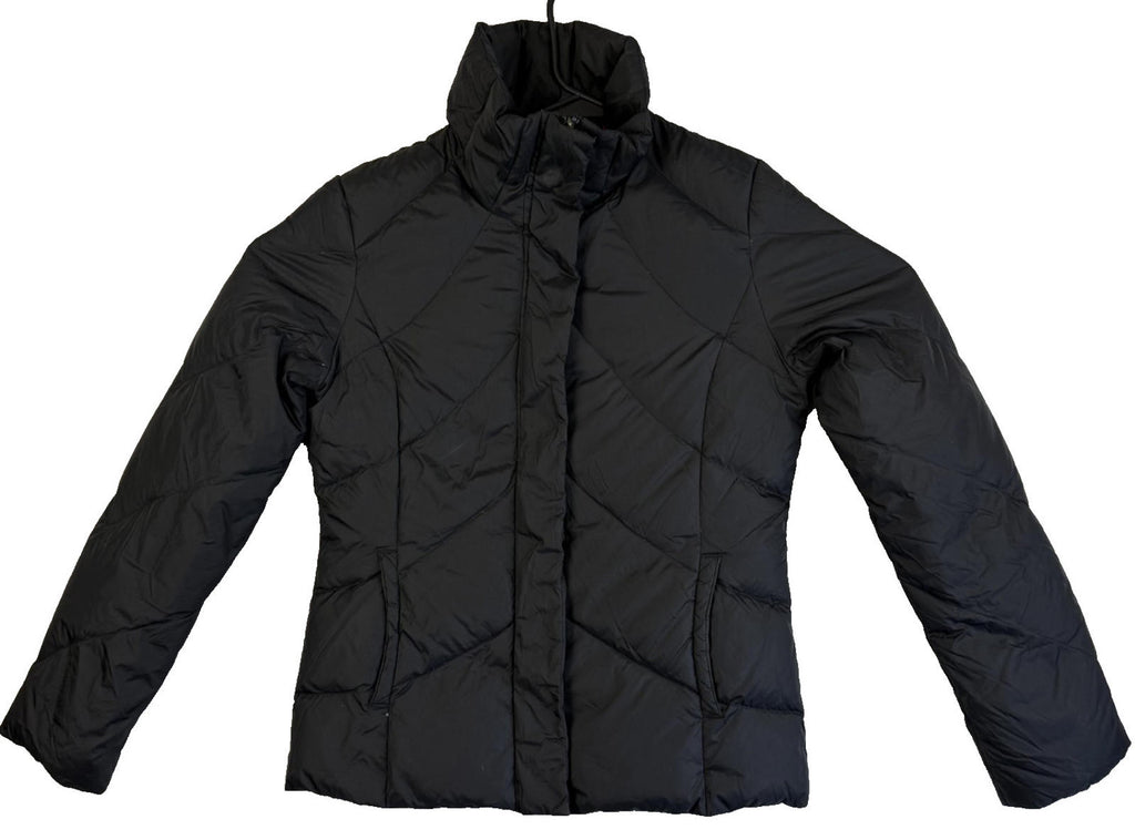 Tommy Hilfiger Womens Puffer Jacket Size Small ~ Black ~ Down\Waterfowl Insulate