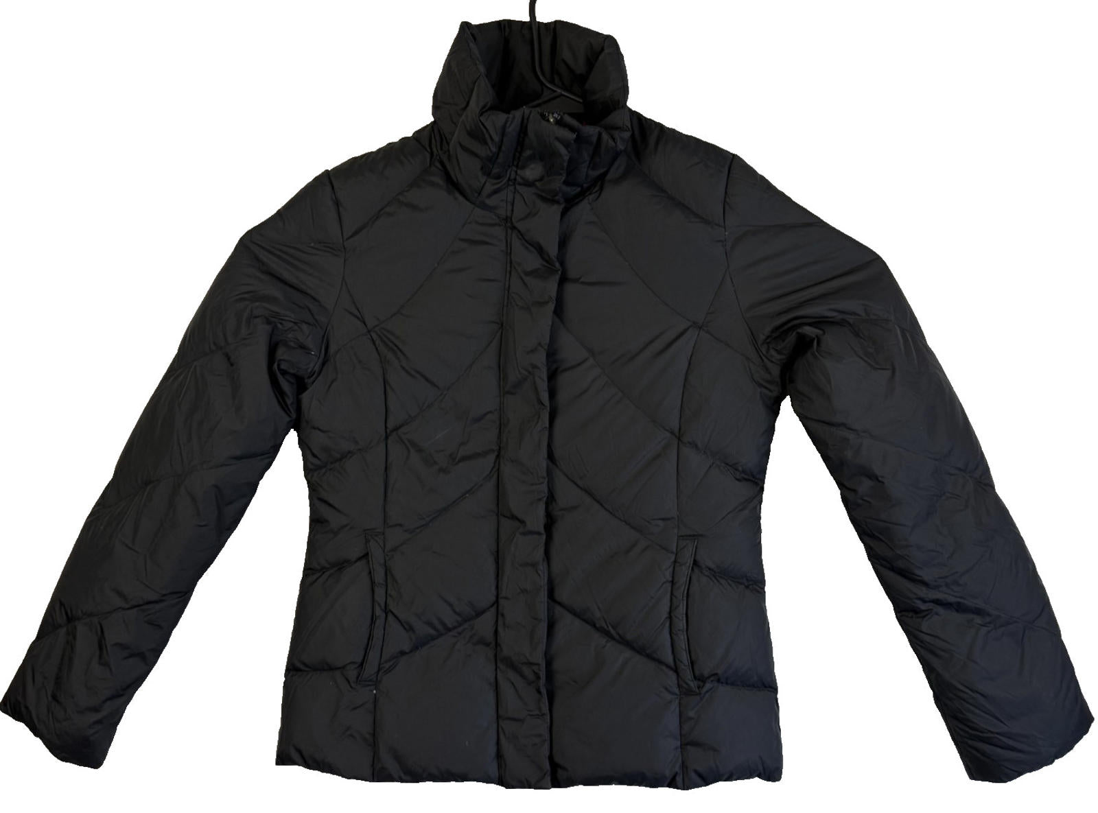 Tommy Hilfiger Womens Puffer Jacket Size Small ~ Black ~ Down\Waterfowl Insulate