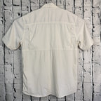 Orvis Open Air Caster Ventilated Short Sleeve Fishing Shirt Mens Sz Medium Cream